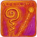 Caban ~ Red Earth Mayan Sacred Glyph